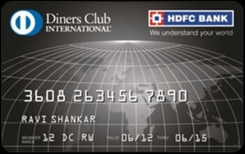 HDFC Bank Diners Club Black Card