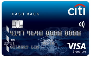 citi cash back credit card