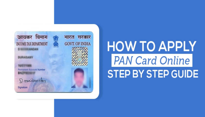 how to apply pan card online